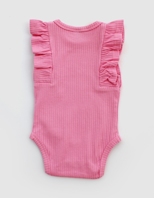 WITH LOVE FOR KIDS - Shimmy Wide Rib Tank Onesie - Babies