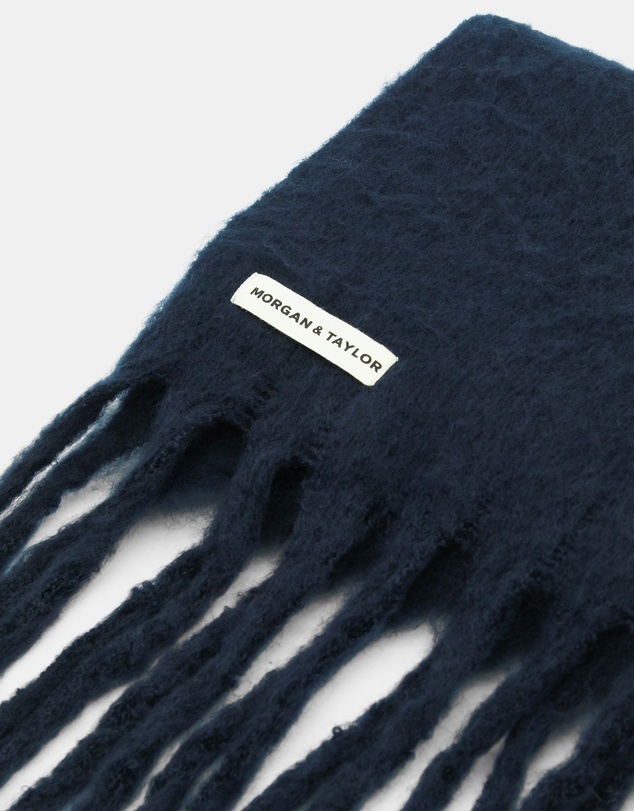 Morgan & Taylor - Ella Woven Scarf in Navy Blue