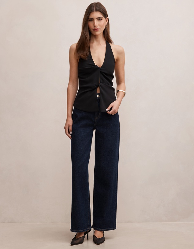 Forever New - Olivia Twist Halter Neck Top