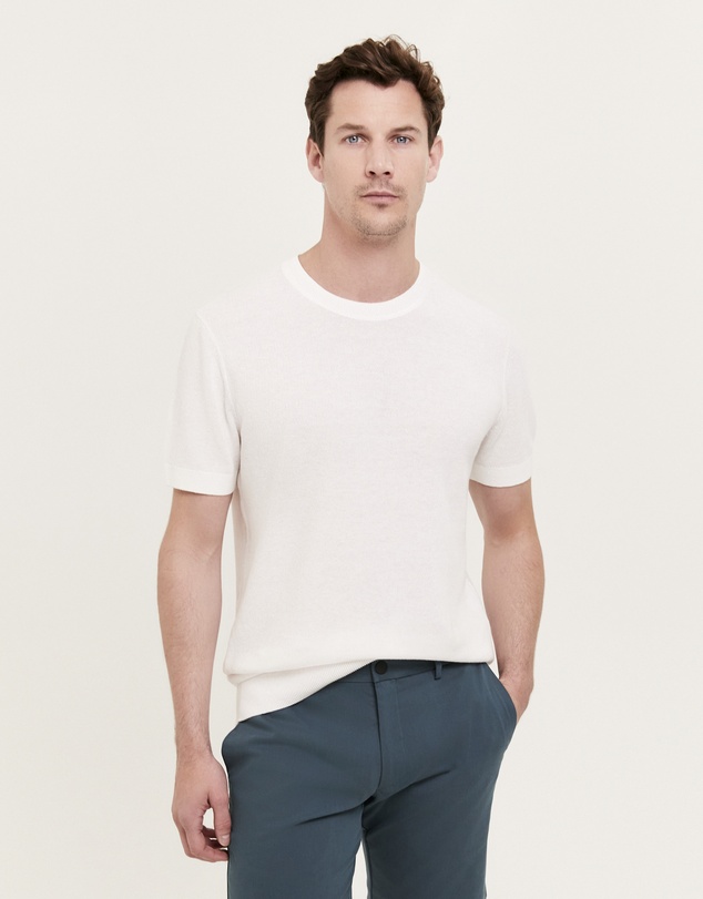 SABA - Miro Linen Cotton Knitted Tee