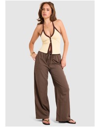 Subtitled - June Bind Halter Tank Top