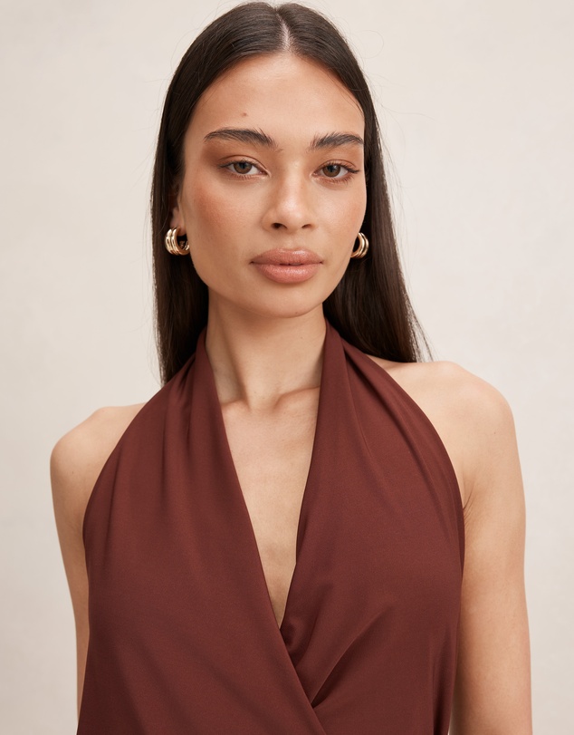 Forever New - Aaliyah Wrap Halter Neck Midi Dress