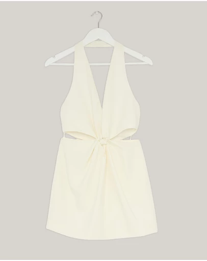 Revibe - Repaired MISHA The Wander Twill Mini Dress - AU 10