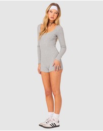 EDIKTED - Nolan Open Back Romper
