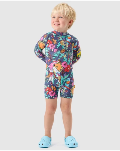 Goldie + Ace - Paradise Short Leg Swimsuit - Babies-Kids