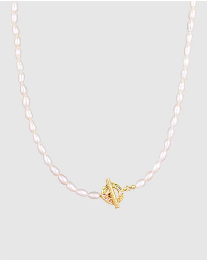 Haze & Glory - ICONIC EXCLUSIVE - Rainbow Love Necklace - Gold