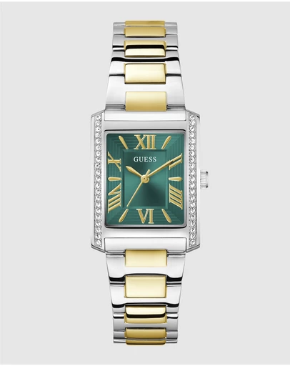 GUESS - Guess Ladies 2-Tone Silver Tone 27mm Analogue Watch