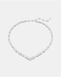 Swarovski - Mesmera set, Mixed cuts, White, Rhodium plated