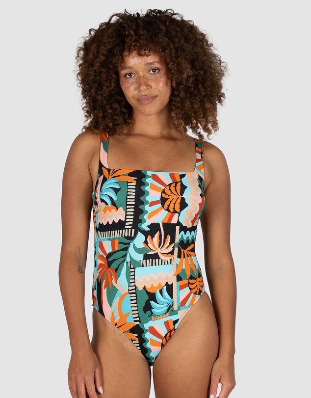 Baku Swimwear - Grenada Square Multi Fit One Piece Swimsuit