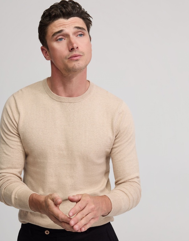 Oxford - Crew Neck Cotton Cashmere Knit