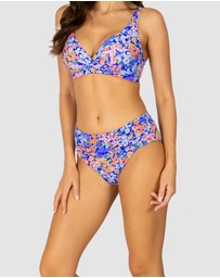 Baku Swimwear - Biarritz Ruched Mid Bikini Bottom