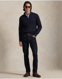 Polo Ralph Lauren - Rib-Knit Cotton Quarter-Zip Sweater - ICONIC EXCLUSIVE