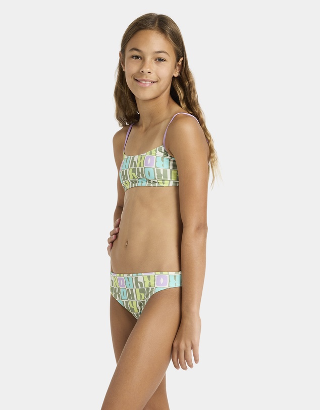 Roxy - Girls 4 to 16 Letter Up Bralette Set Two Piece
