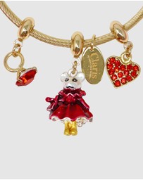 Claris The Chicest Mouse In Paris By Pink Poppy - Claris Holiday Heist Charm Bracelet