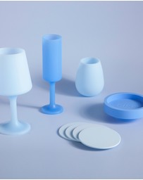 porter green - swepp silicone unbreakable wine glasses
