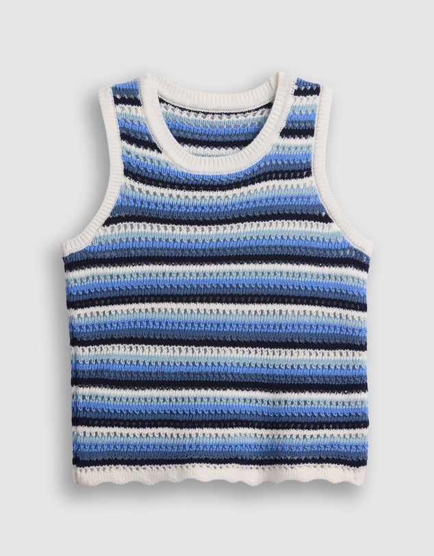 GAP - Stripe Crochet Tank - Teens