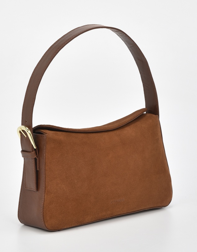 Cobb & Co - Portsea Suede Leather Shoulder Bag
