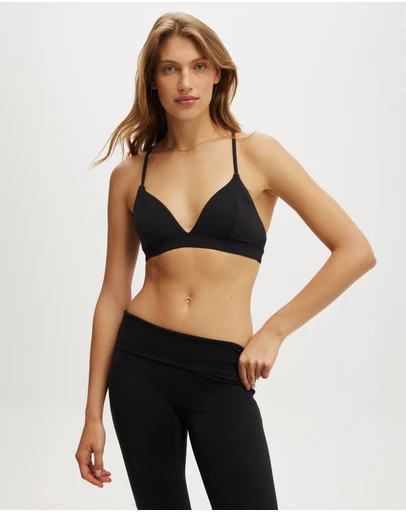 Cotton On Body Active - Ultra Soft Plunge Crop Bra