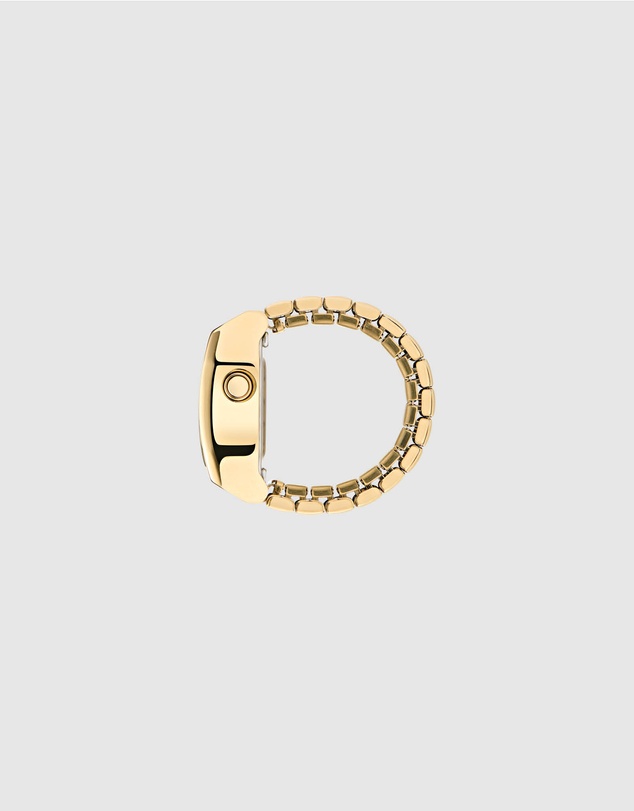 adidas Originals - Digital Two Gold-Tone Expansion Band Ring Watch