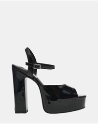Steve Madden - Tandem Black Patent Heels