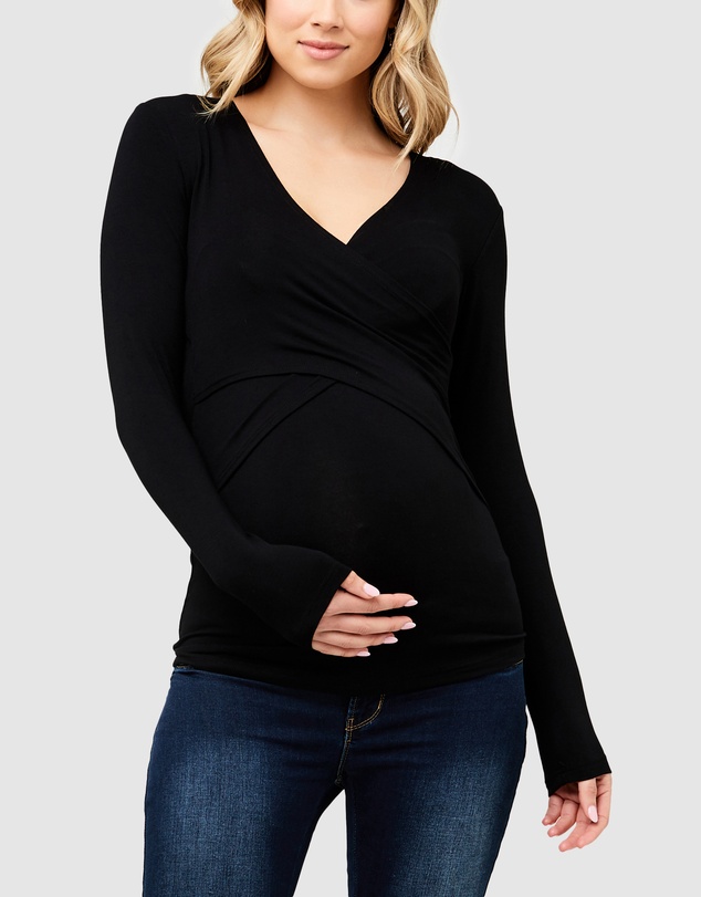 Ripe Maternity - Embrace Long Sleeve Nursing Top