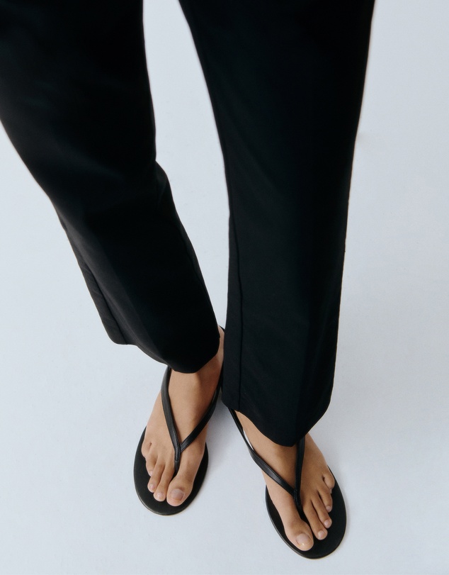 M.N.G - Wedge Leather Sandals