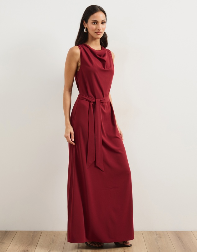Atmos&Here - Eliza Cowl Neck Maxi Dress