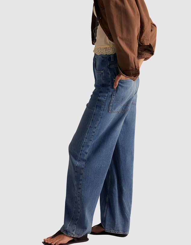 Free People - Truro Baggy Puddle Jeans