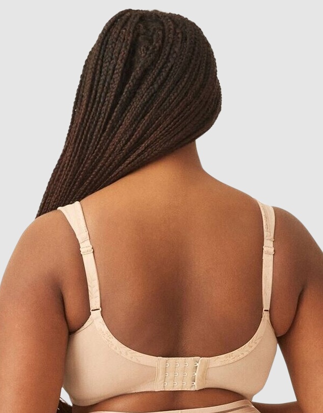 Naturana - Side Smoothing Organic Cotton Wirefree Minimiser Bra