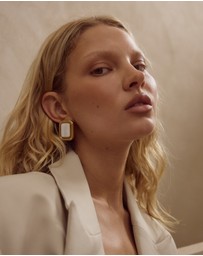 CENDRE - Leea Earrings | White