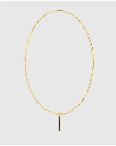 GUESS - Gold-Tone Guess Noir Necklace