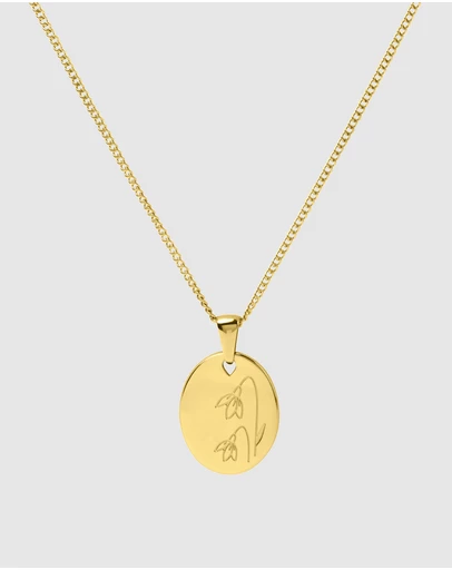 Pastiche - January Birth Flower Necklace