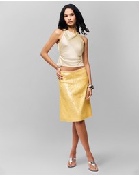 Guizio - Regine Cowl Neck Top