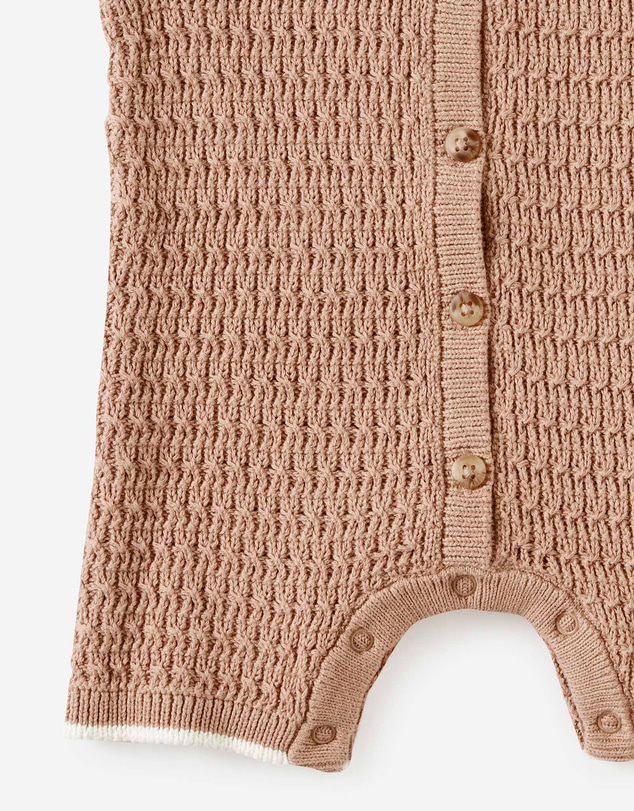 Cotton On Kids - Baby Organic Knit Sleeveless Playsuit