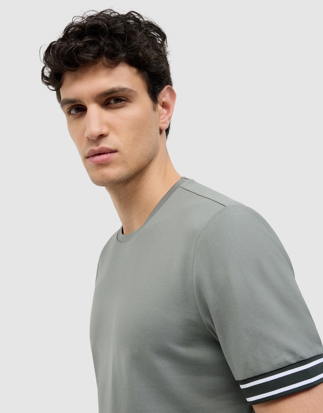 Politix - Curtis Travel Striped Pique Tee