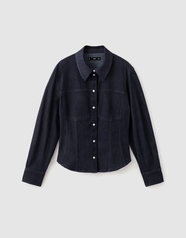 M.N.G - Denim Shirt With Seams