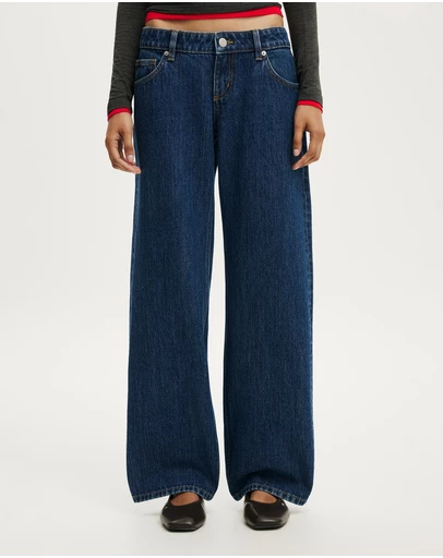 Cotton On - Petite Low Rise Straight Jean