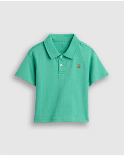 GAP - SS Boxy Icon Polo - Babies-Kids