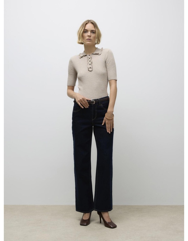 Vero Moda - Rena High Waisted Wide Denim Jeans