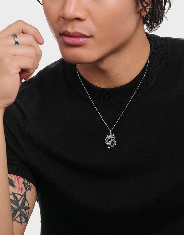THOMAS SABO - Necklace with dragon pendant