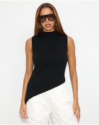Dazie - Gracie High Neck Knit Top