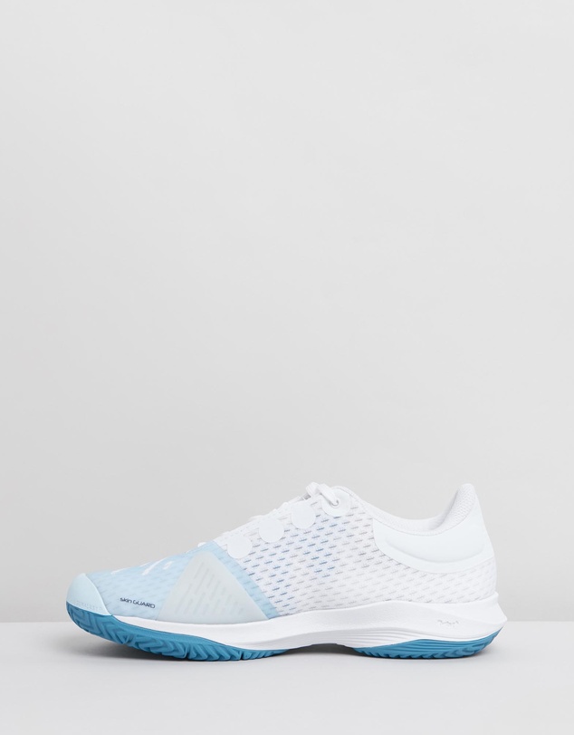 Wilson - Wilson Womens Kaos 3.0 Tennis Shoe White Omphalodes Niagara - White/White/Niagara