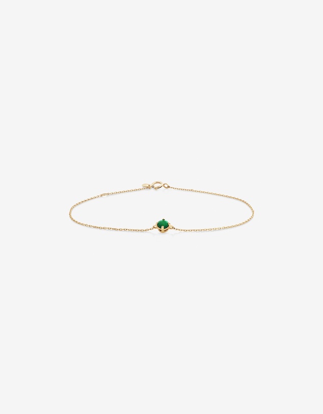 Michael Hill - Bracelet with Emerald in 10kt Yellow Gold