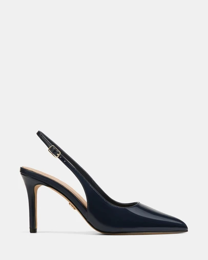 Wittner - Riker High Heels Ink Navy Leather