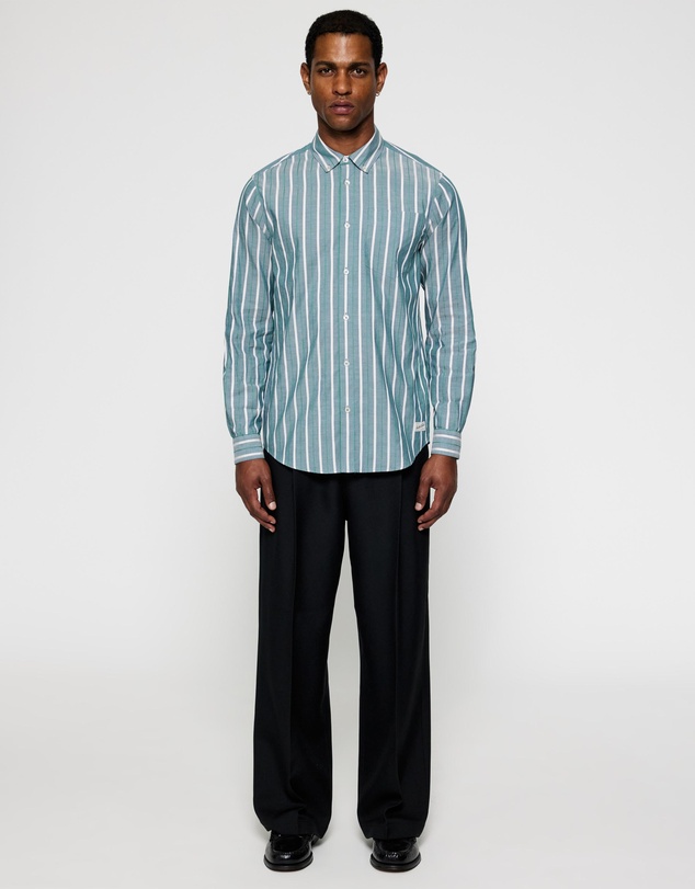 Scotch & Soda - Regular Fit Dobby Stripe Shirt