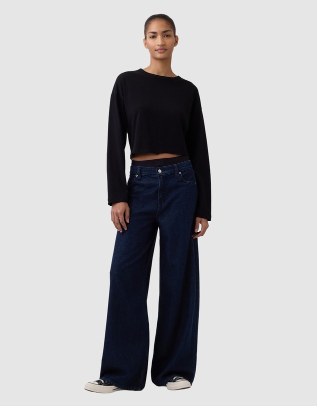 GAP - Baggy Mid Rise Dark Holman Jeans