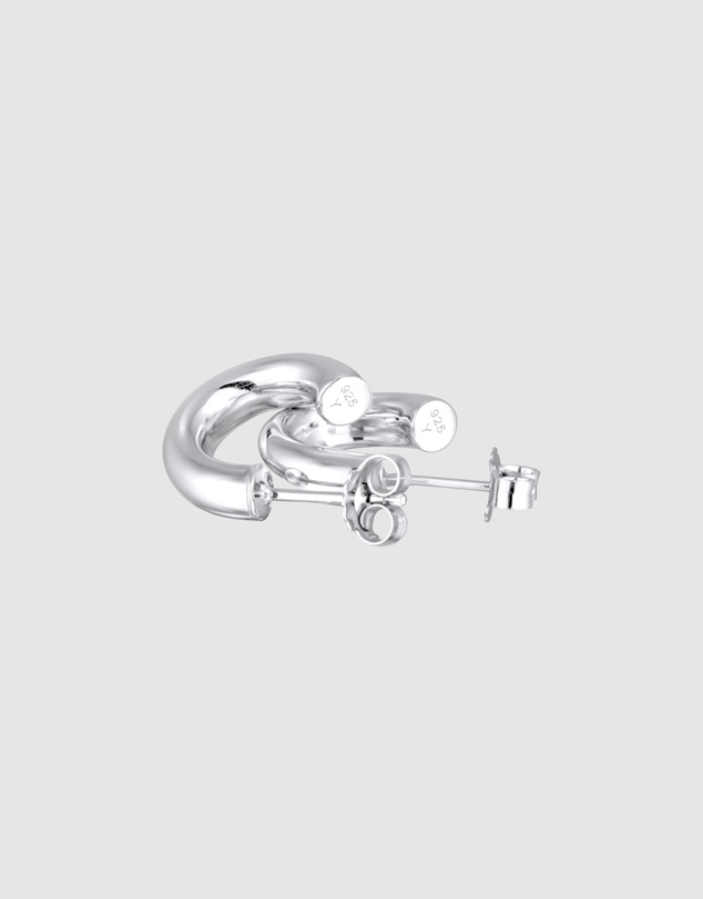 Elli Jewelry - Earrings Stud Classic Hoop 925 Sterling Silver