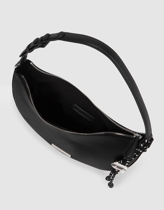 Karl Lagerfeld - Ikon Smooth Halfmoon Shoulder Bag
