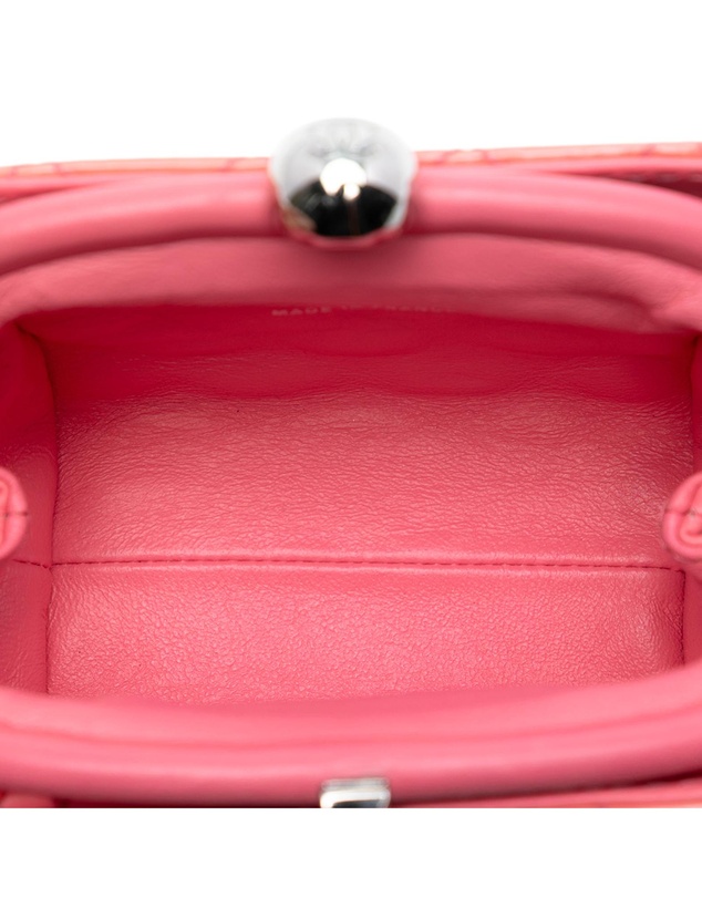 Pre-Loved by Azura Reborn - Pre-Loved CC Quilted Patent Frame Clutch with Chain