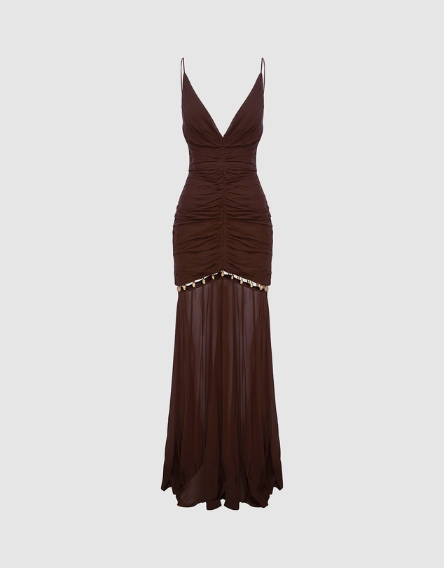 Shona Joy - Emilie Gathered Bodice Maxi Dress